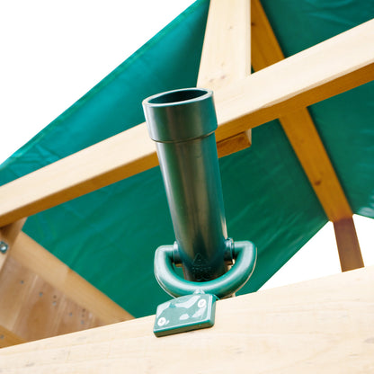 Lifespan Kids Montrose Swing Set & Play Centre with 2.2m Slide (Yellow)